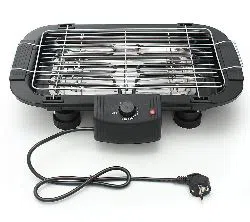 Outdoor Portable Electric BBQ Stove Barbecue Charcoal Grill - Black