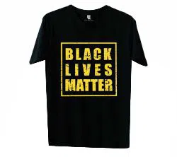 Black Half Sleeve Cotton T-shirt