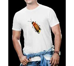 Mens half sleeve Synthetic Polyester Printed Summer T-shirt-Firefly