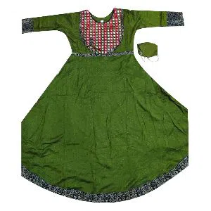 Unstitched China fabrics gown dress