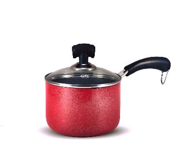 Premium Non-Stick Milk Pot - 18.5cm - Red