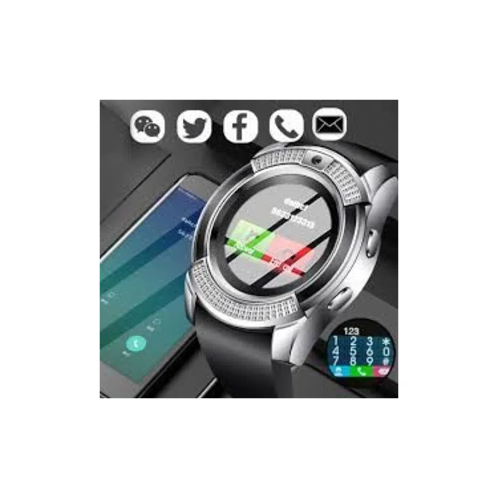 Smart Watch With Camera Sim Card Slot For Android iOS