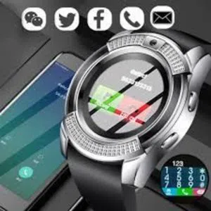 Smart Watch With Camera Sim Card Slot For Android iOS