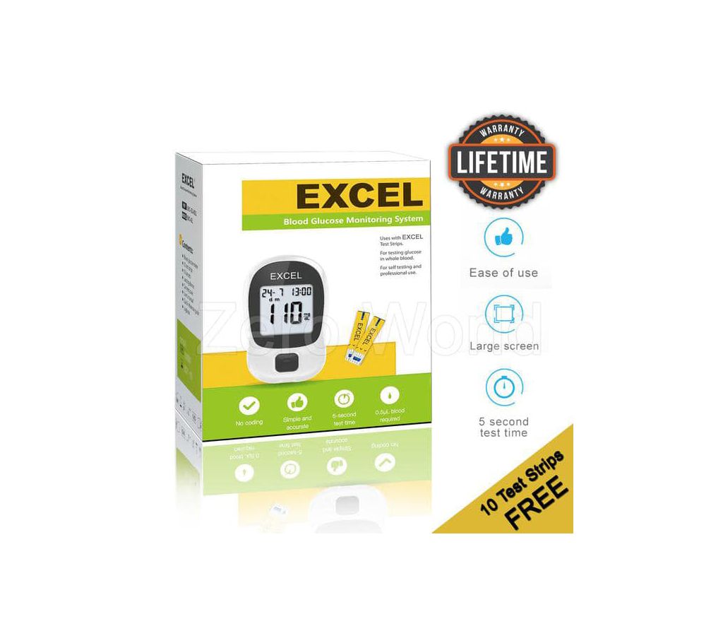 excel blood glucose monitoring system