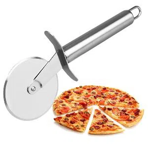 Stainless Steel Pizza Cutter Round Shape Knife