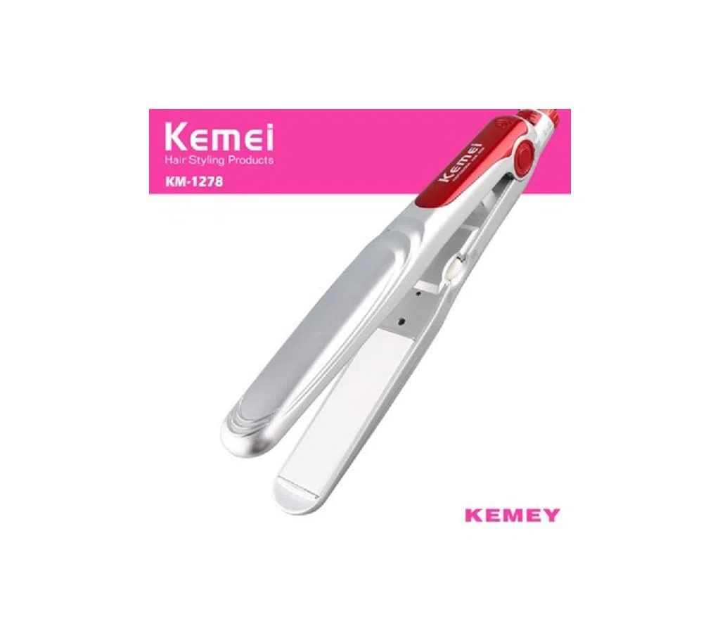Kemei KM-1278 Tourmaline Ceramic Hair Straightener Curler  