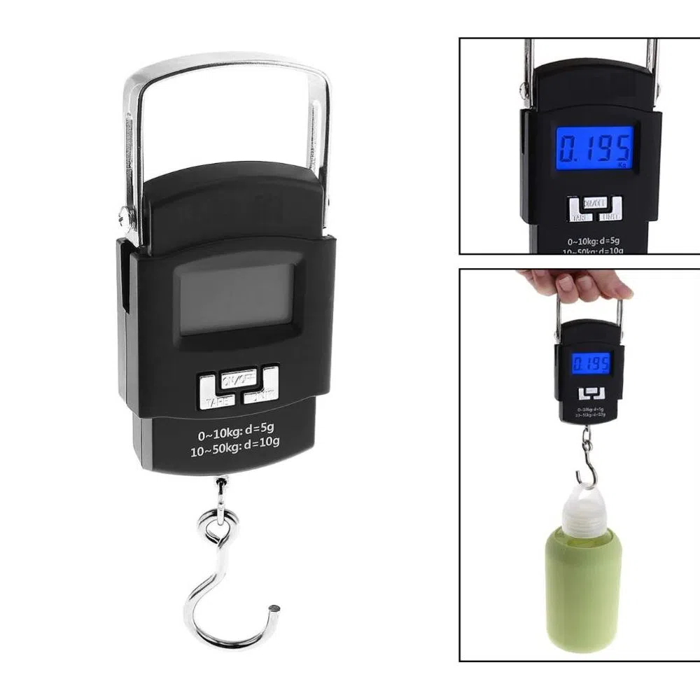 50kg LCD Dual Accuracy Portable Electronic Scale 