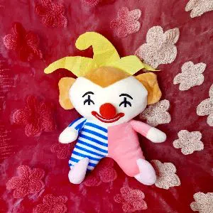 Soft Toy Joker Gift for Kids - 10 Inch (Pink) 