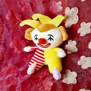 Soft Toy Joker Gift for Kids - 10 Inch (Yellow) 