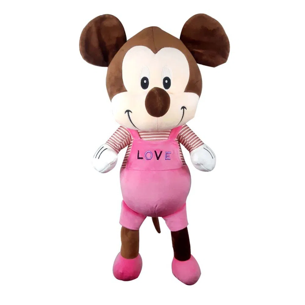 Mickey Mouse Plush Toys Doll Gift for Children - 18 Inch (Pink)