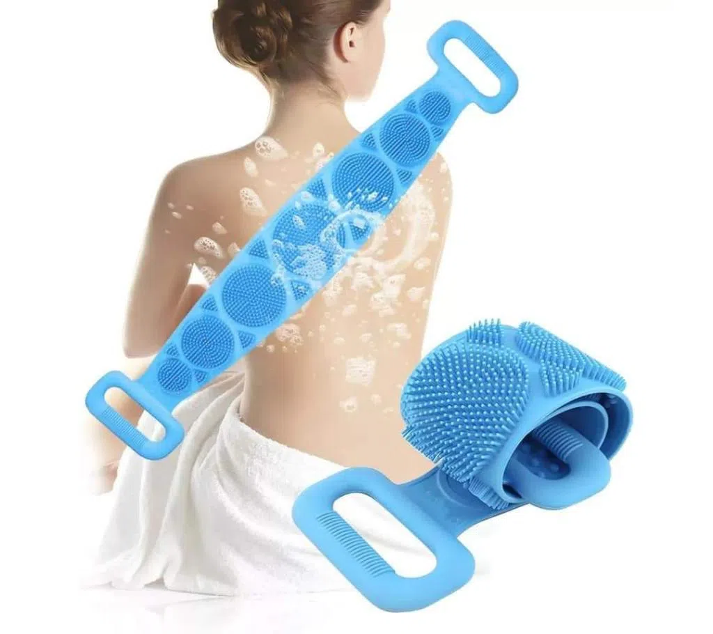 Magic Silicone Brushes Bath Towels Rubbing Back Mud Peeling Body Massage Shower Extended Scrubber Skin Clean Brushes Bathroom