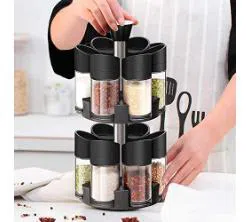 12 Pieces Double Layer Spice Rack