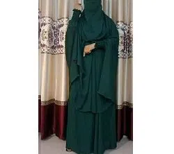 khimar with skirt-green 