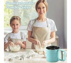 Semi-automatic Flour Filter-Sky Blue