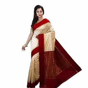Indian Silk Katan Sharee Without Blouse Piece