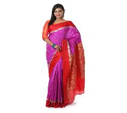 Indian Silk Katan Sharee Without Blouse Piece
