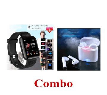 116 smart band watch+i7s TWS Wireless Bluetooth AirPods Earbuds