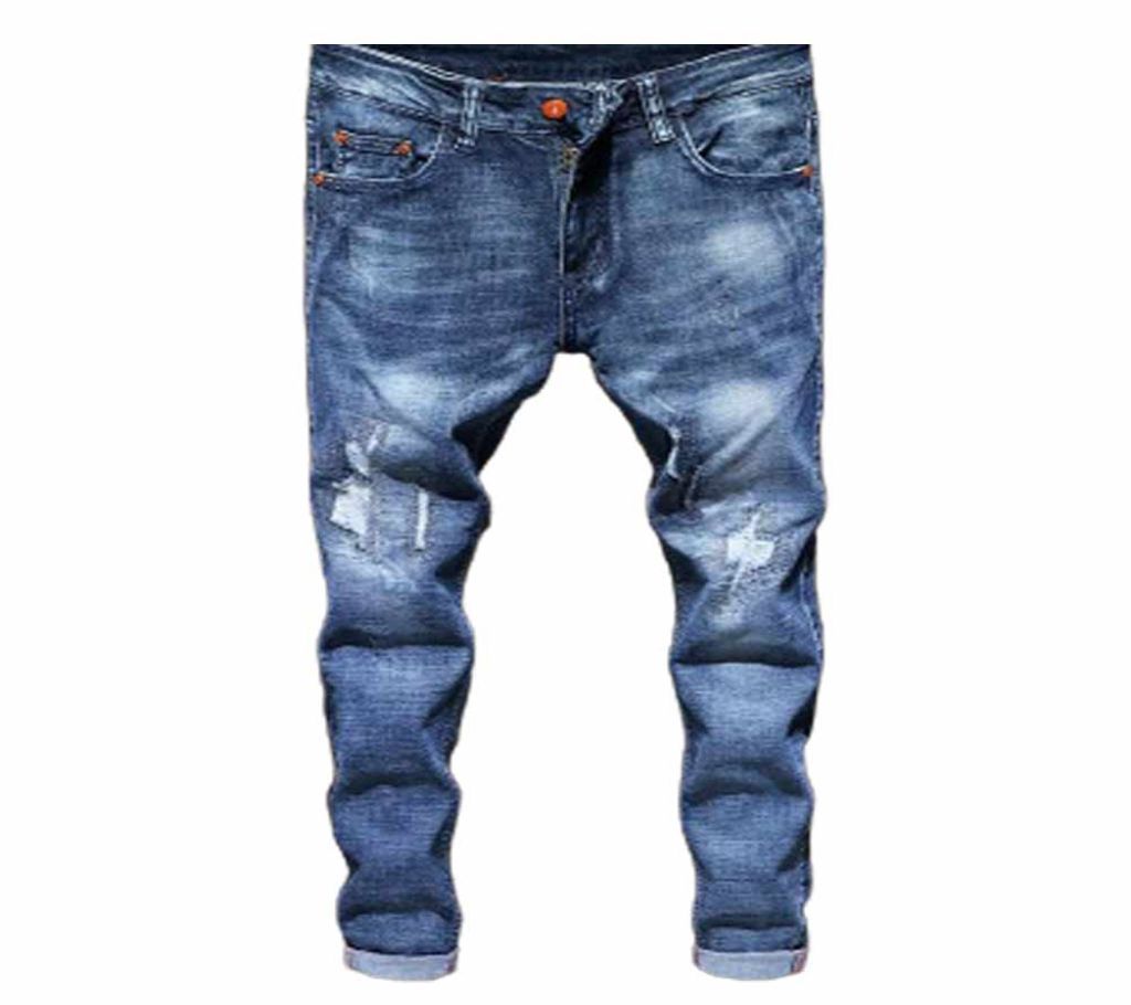 Scratched Denim Jeans Pant for Men #1337531 buy from Western Leather ...