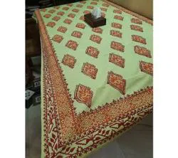 jamdani print Table cloth-green