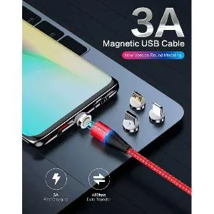 Magnetic Cable 3A Fast Charging Micro USB Cable Type C Magnet Charger 