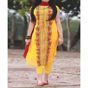 Indian Weightless Georgette Embroidery Work Salwar Kameez For Women
