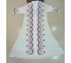 Full Embroidery Kurti Dress