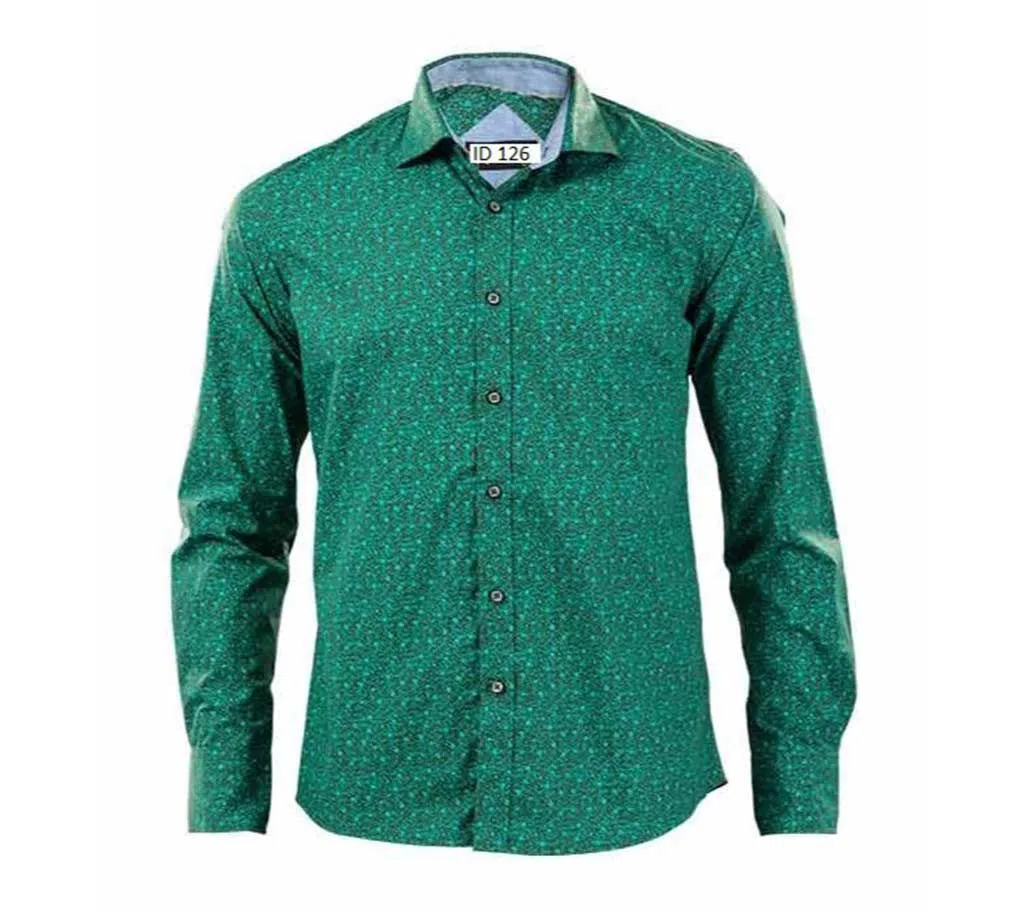 Full sleeve cotton shirt for men -geen 