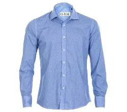 Full sleeve cotton shirt for men -blue 
