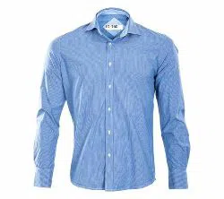 Full sleeve cotton shirt for men -sky blue 
