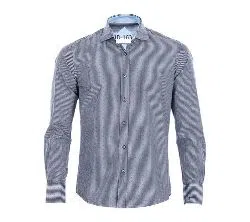 Full sleeve cotton shirt for men -ash 