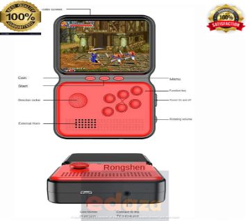 M3 গেম বক্স Power Metal Slug, KOF 97, Mostofa (callidus and dinosaurs) 900 games in one Rechargeable m3 gaming box-Multi Color