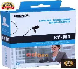 BOYA M1 Microphone Boya Professional Microphone For Mobile & DSLR-Black