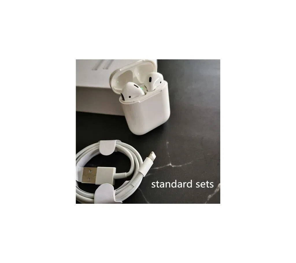 i15 Pods TWS wireless headphones mini AirPods Bluetooth 5.0 Earphones Earbuds Charging box -White