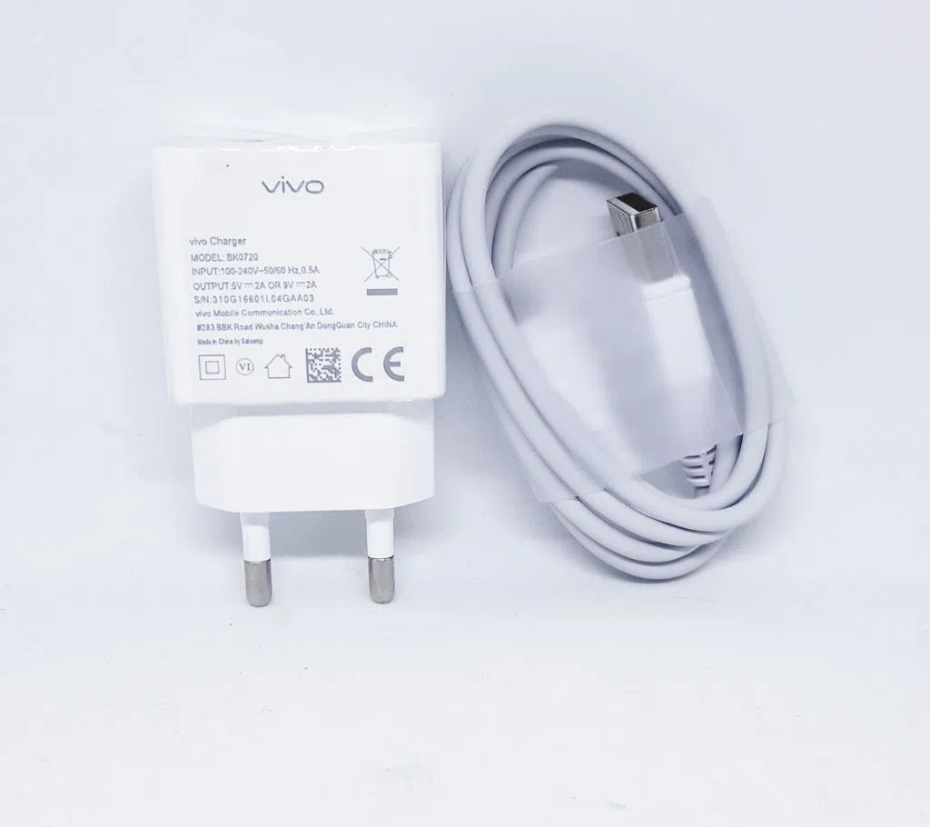 18 watt vivo travel qualcomm quick charger with micro usb cable