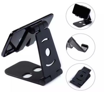 Mobile Phone Stand,  Folding Bracket Flat Mobile Stand-Black