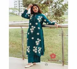 NEW Unstitched Cotton screen Printed Salwar Kameez for Women