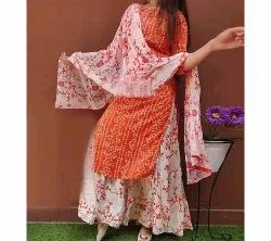 NEW Unstitched Cotton screen Printed Salwar Kameez for Women