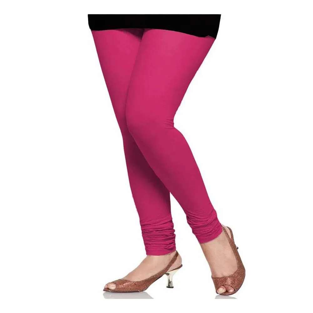 Ladies Pants Comfortable Cotton Spandex-1 Piece Magenta