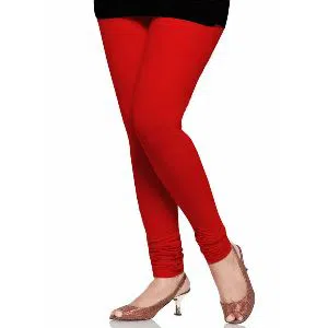 Ladies Pants Comfortable Cotton Spandex-1 Piece Red
