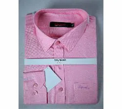 Full Sleeve Cotton Shirt For men-Pink 