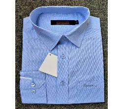 Full Sleeve Cotton Shirt For men-Sky blue 