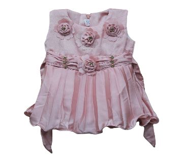  baby party dress (1-1.5 years)-pink 