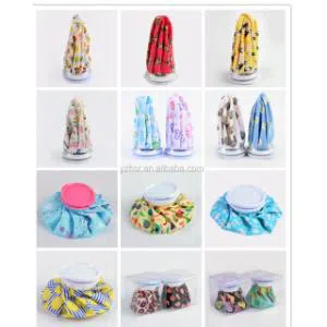 1 pcs random colour reusable 100% water and sweat proof ice ,hot ,cold water bag 6" easily carryable