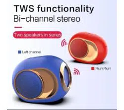 x6 portable ipx7 waterproof bluetooth wireless 10w (2)stereo subwoofer speaker