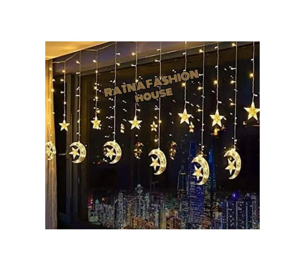 6 pcs Moon Star Light for Home Decoration