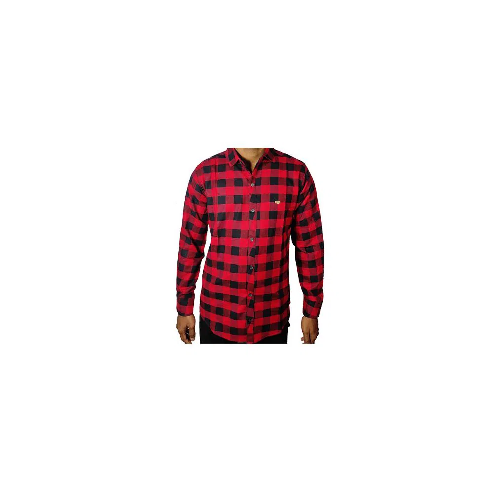 Full Sleeve Red Check Shirt For Fit Men