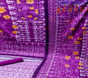 Lawn Digital Print Salwar Kameez Three Piece - Purple