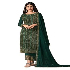 Cini ghura Georgette Embroidery New Stylish Semi Stitched Party Salwar Kameez 4 pcs for Women