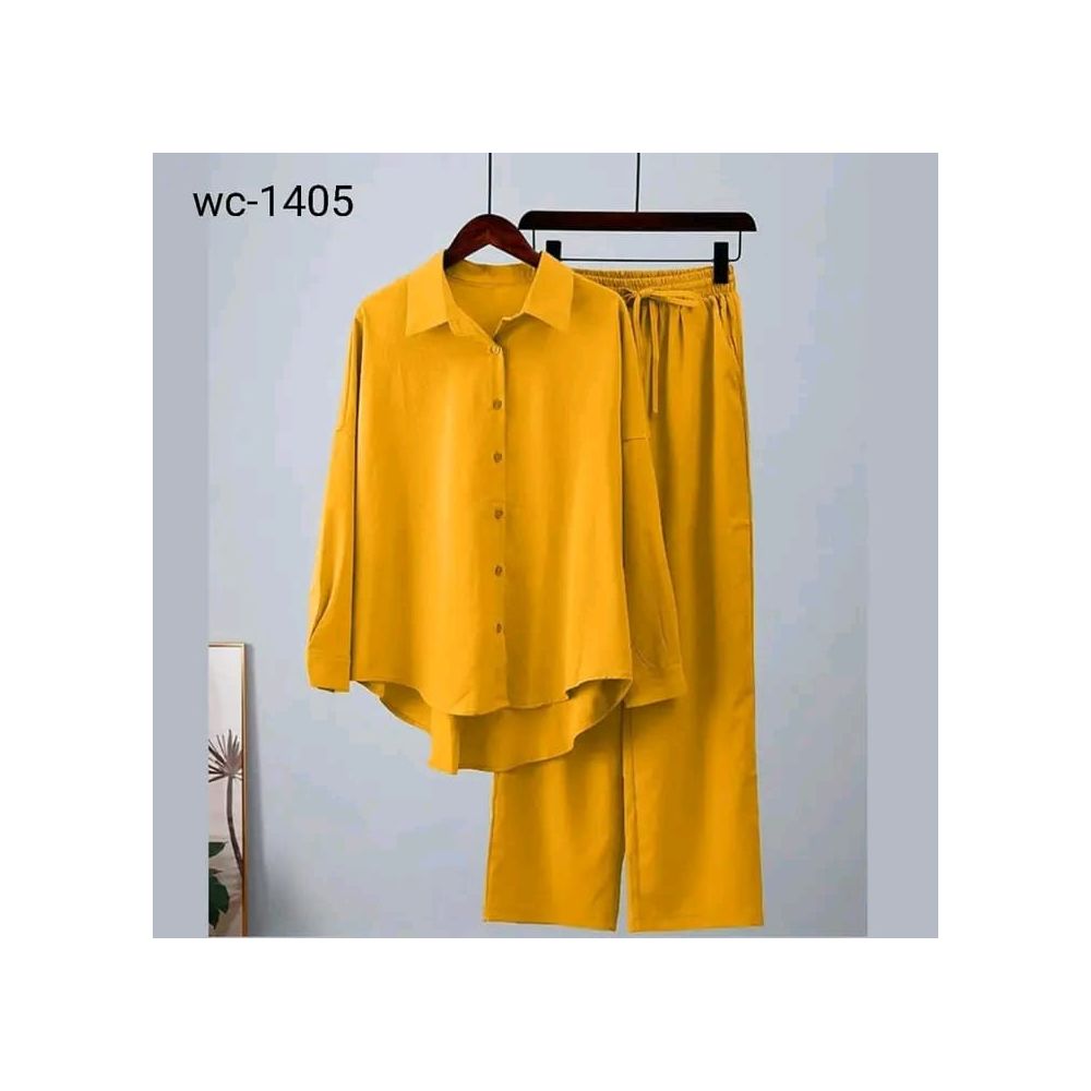 Dubai Cherry Readymade Ladies Shirt and Pant Set
