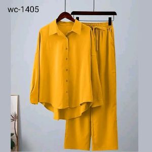 Dubai Cherry Readymade Ladies Shirt and Pant Set
